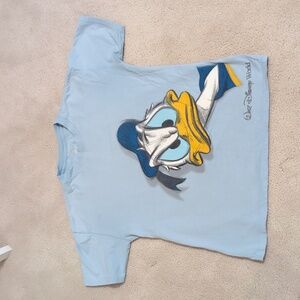 WDW Disney Donald Duck Light Blue T-shirt Size Child's Large